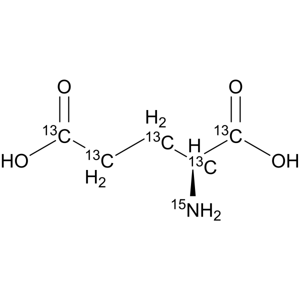 L-Glutamic acid-13C5,15N (L-glutamic acid 13C5,15N) 202468-31-3